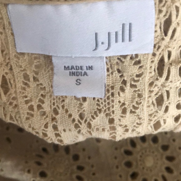 J Jill Snap Button Lace Blouse - Picture 4 of 5